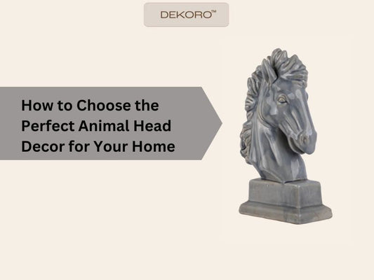 How to Choose the Perfect Animal Head Decor for Your Home