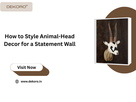 How to Style Animal-Head Décor for a Statement Wall
