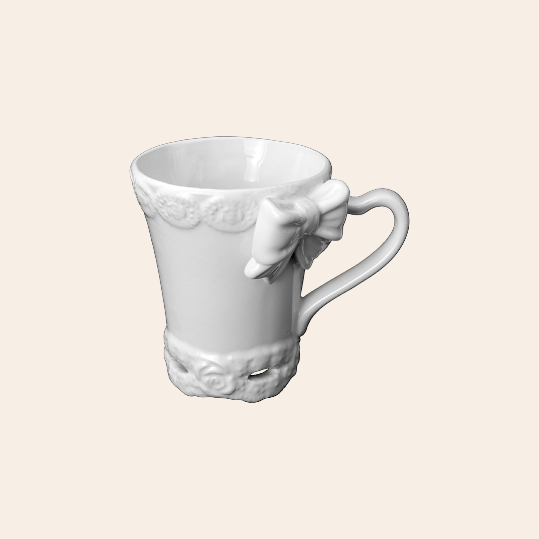 Mug Cream Crackle