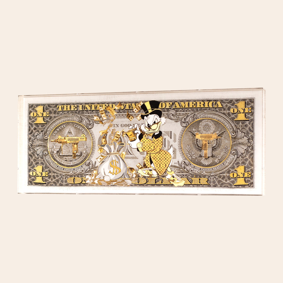 Wall Décor framed Art (Wealthy Mickey)