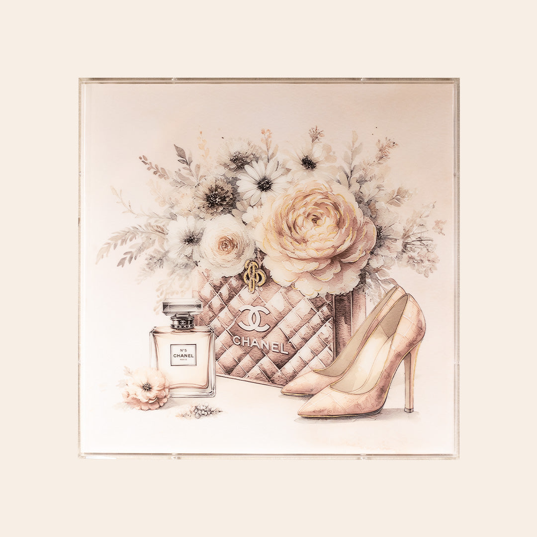 Wall Décor framed Art (Fashionable shoe collection)