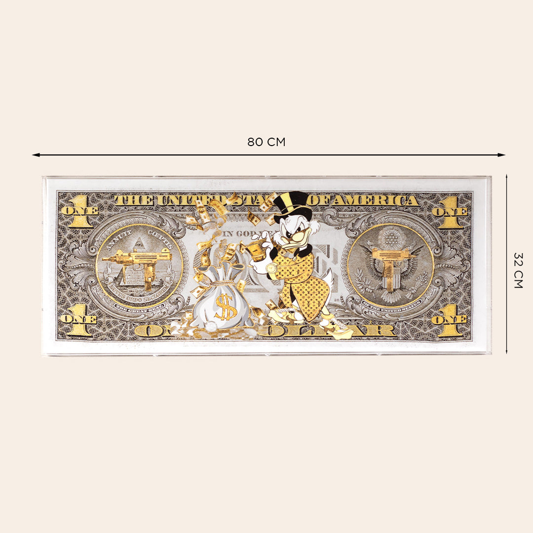 Wall Décor framed Art (Wealthy Mickey)