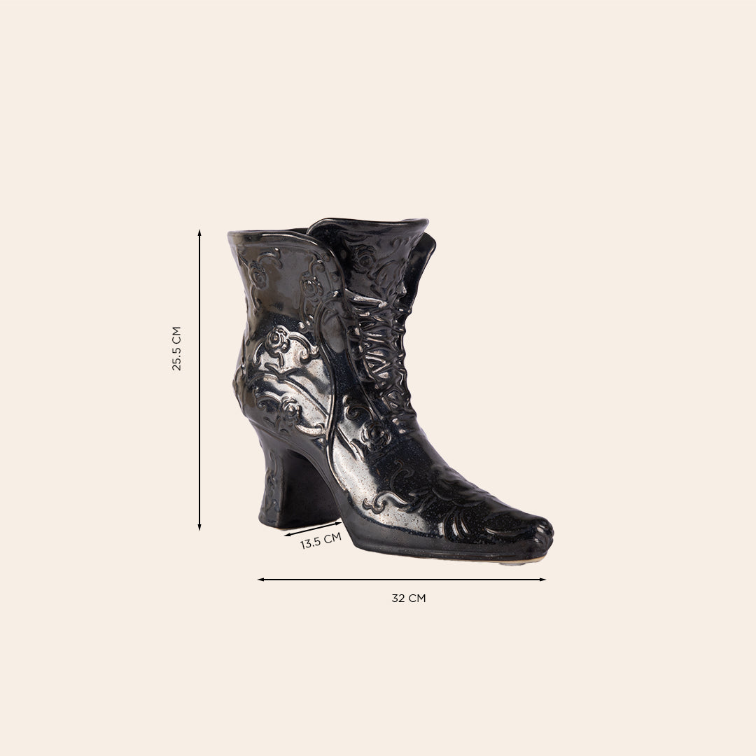 Ceramic Boot Black Color