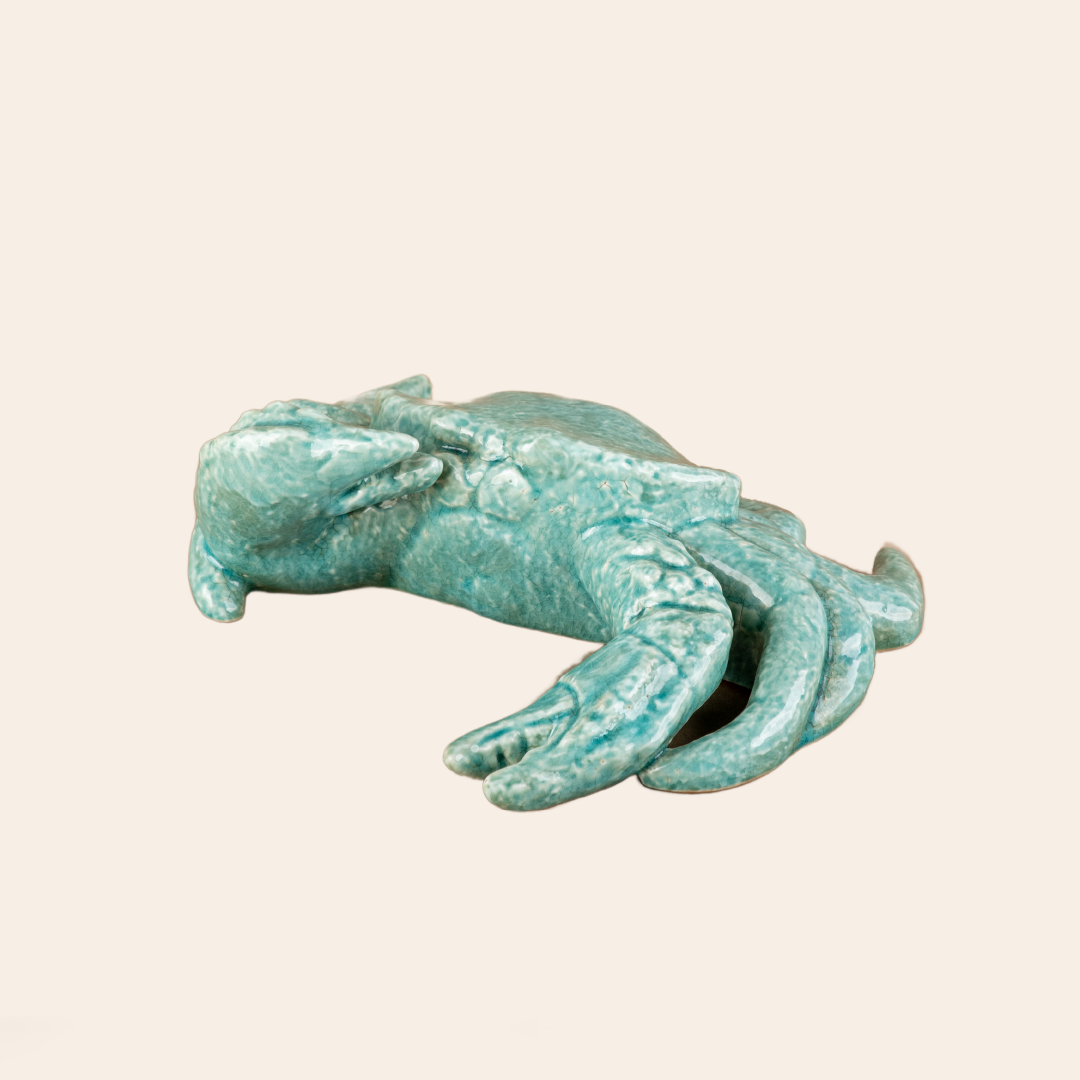 Crab Decor Color Aqua Green 4