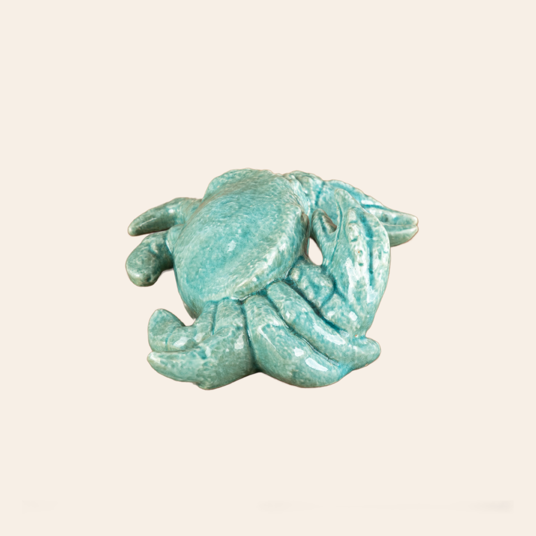 Crab Decor Color Aqua Green 3