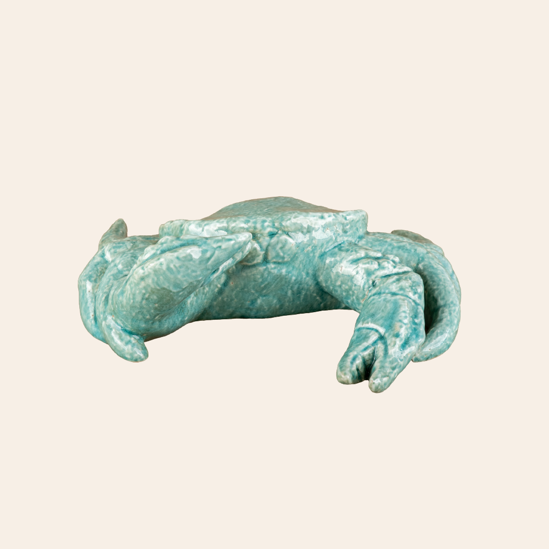 Crab Decor Color Aqua Green 5