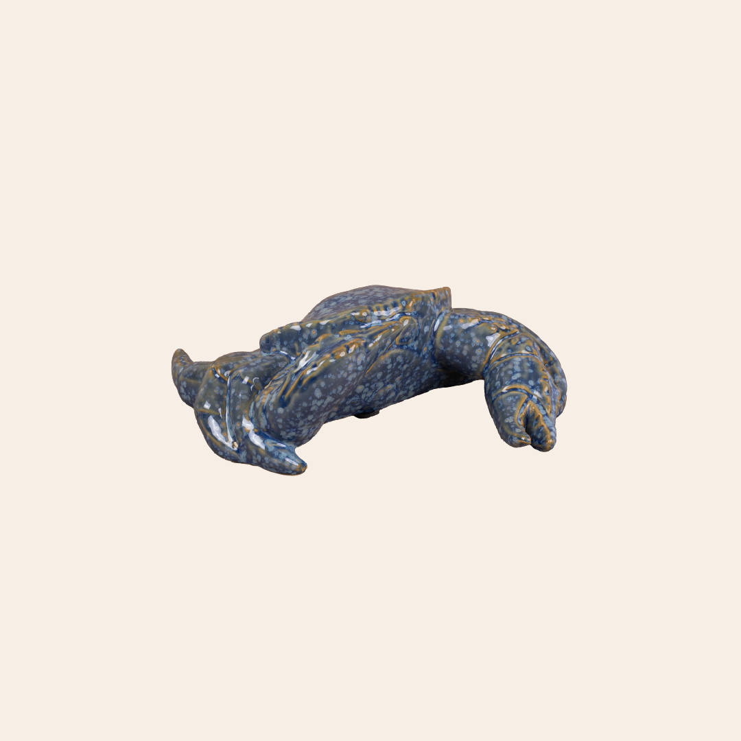 Crab Decor Color: Deep Blue 4