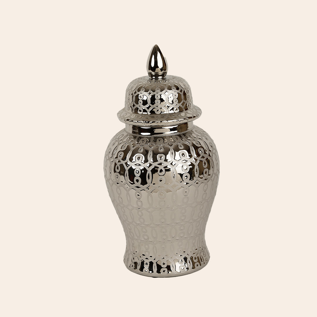 Silver Ginger Jar 1