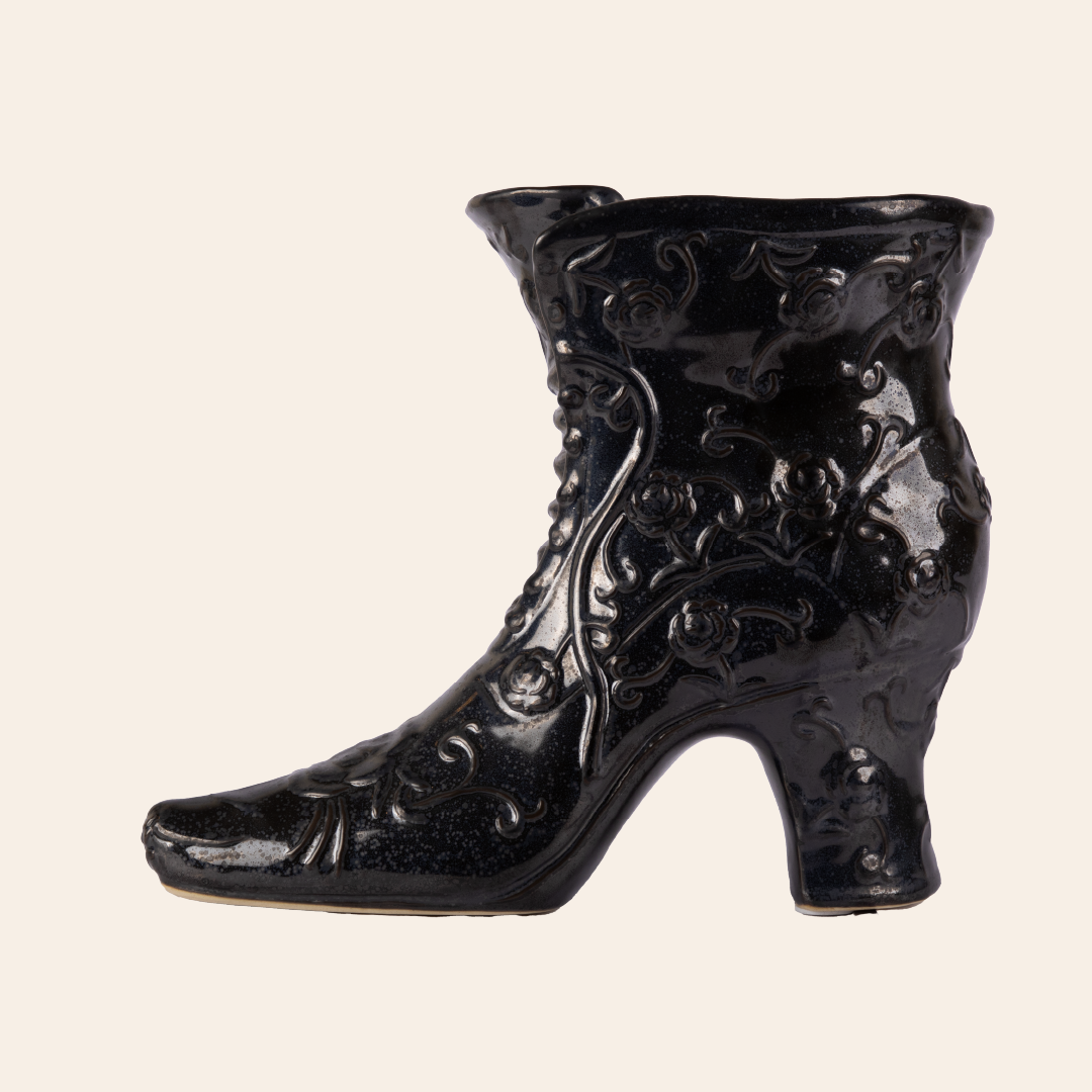 Ceramic Boot Black Color