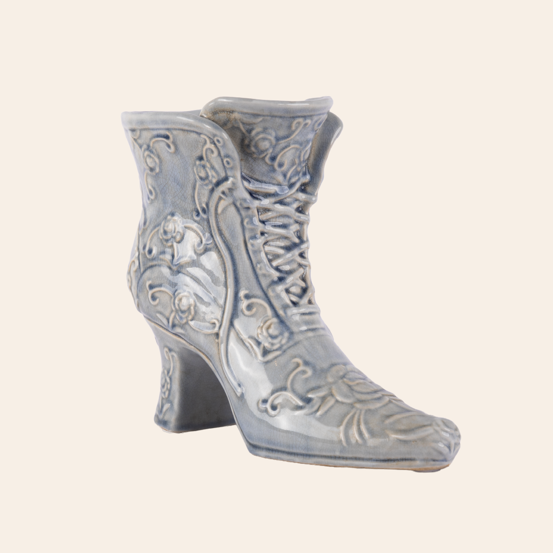 Ceramic Boot Vase