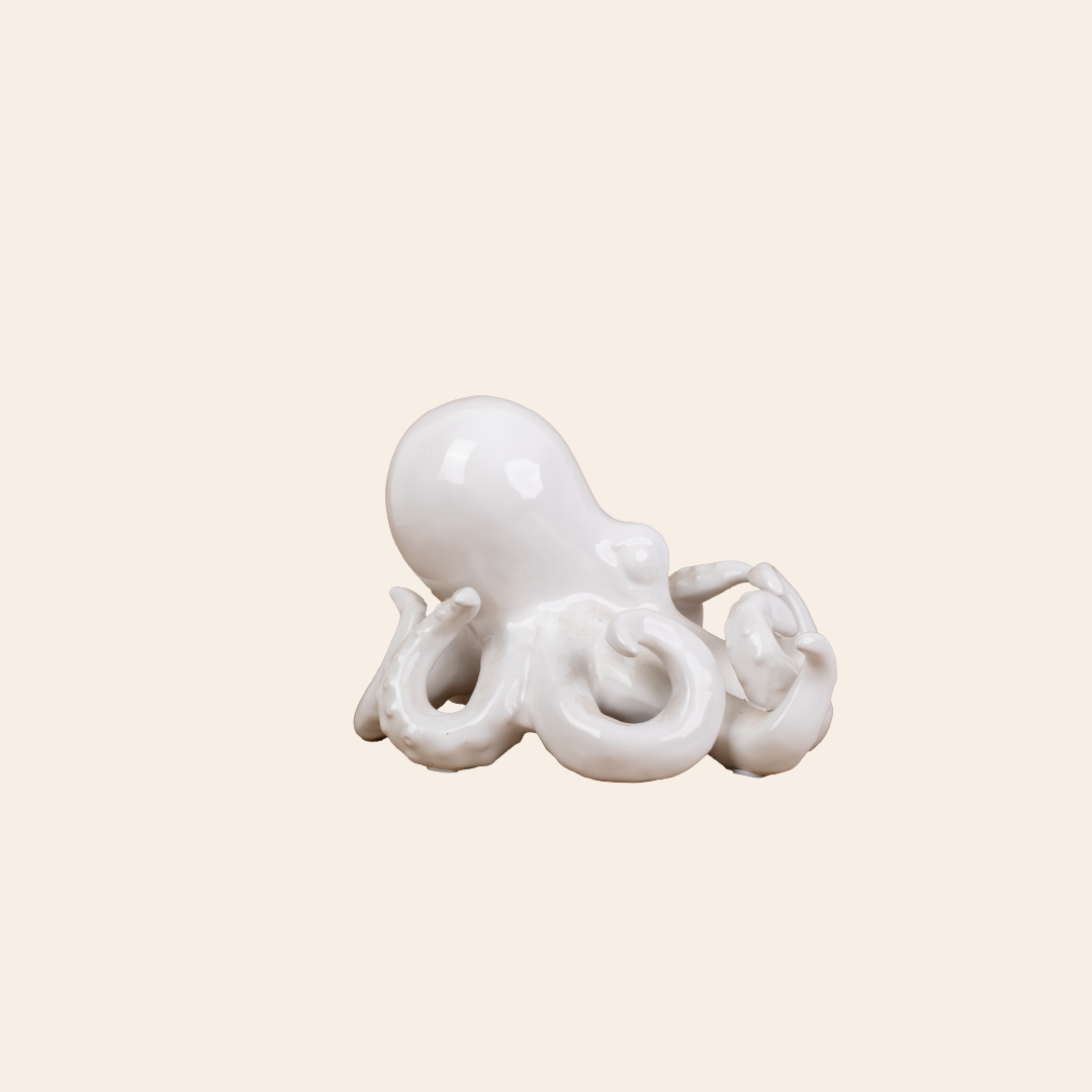 Ceramic Octopus White 3