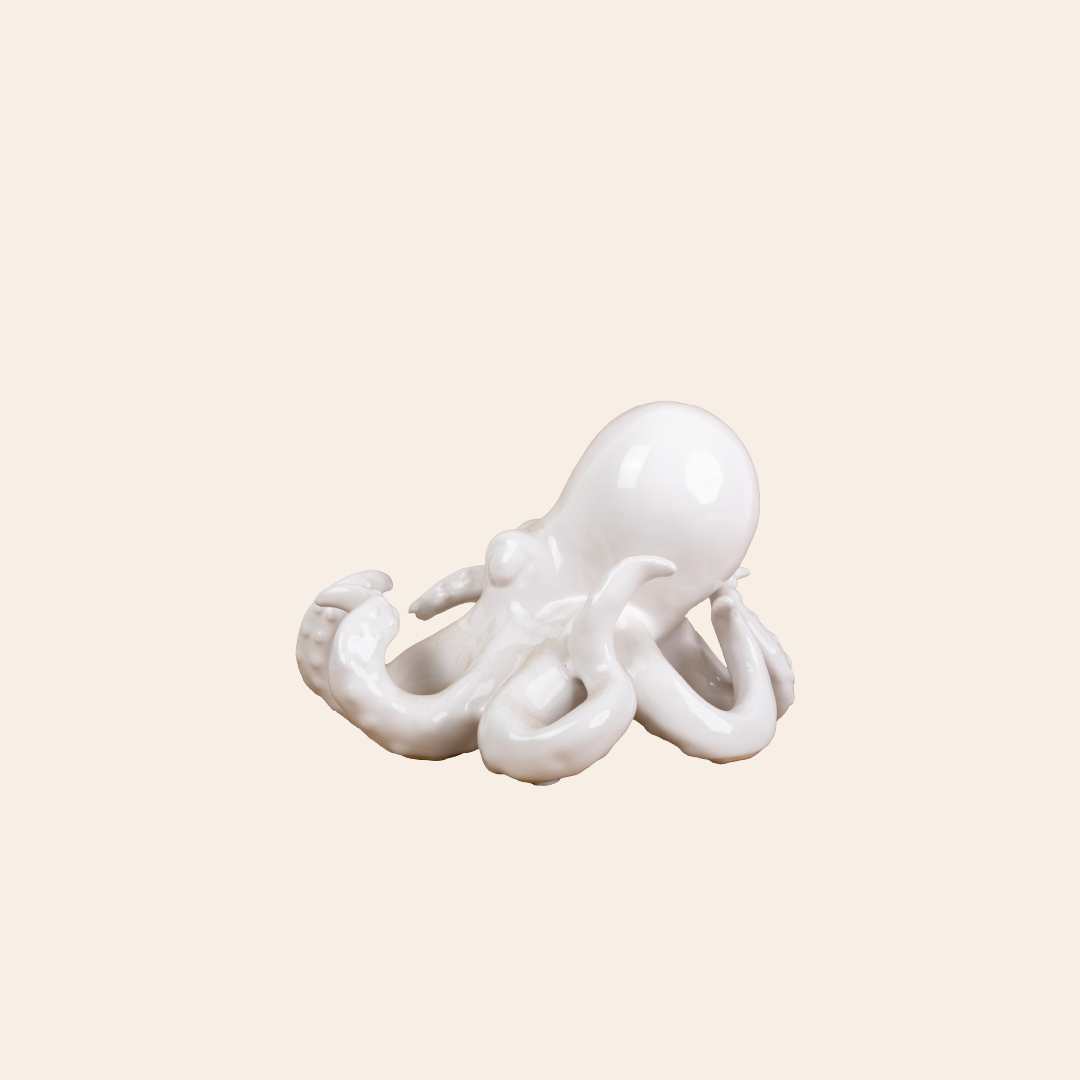 Ceramic Octopus White 4