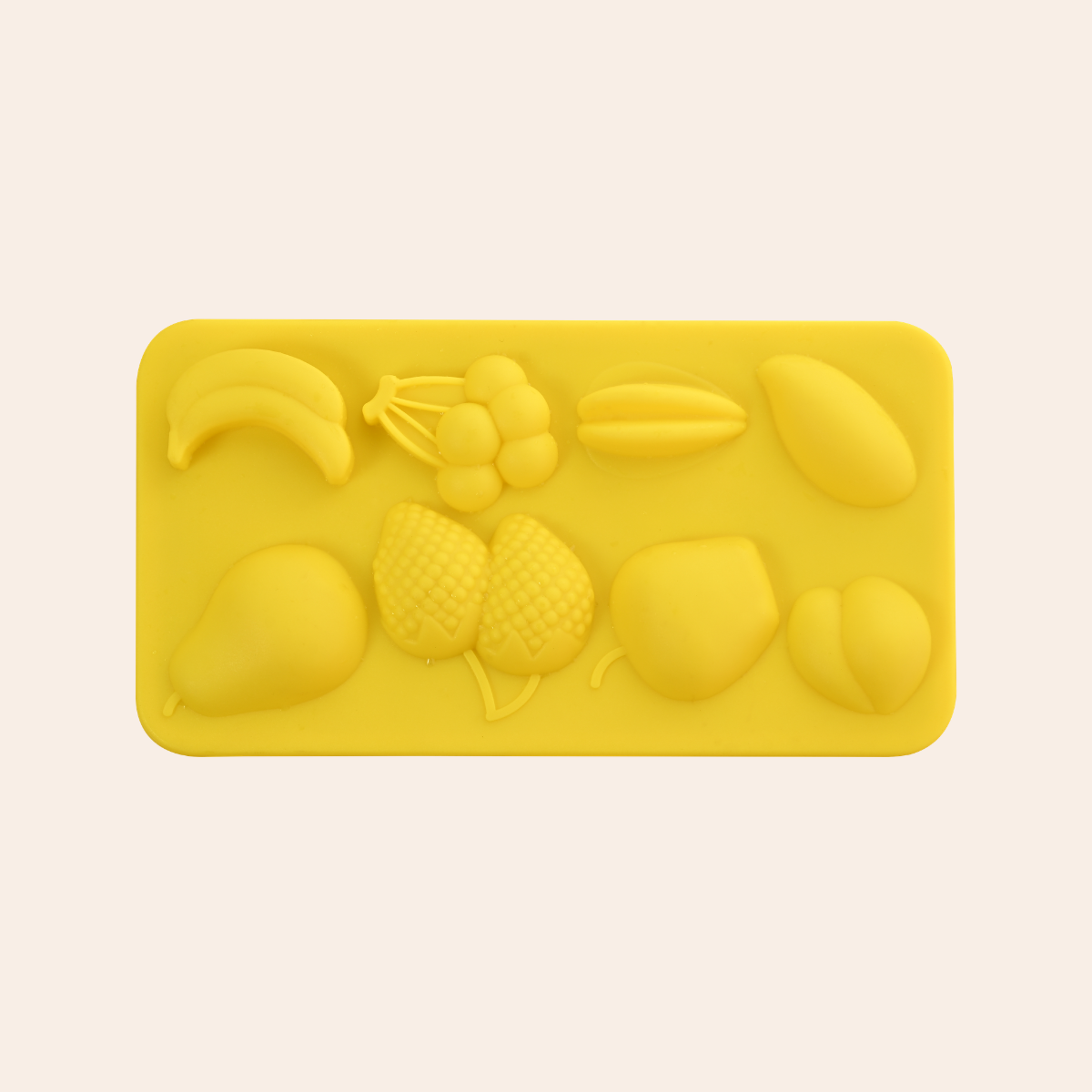 Silicone Ice Tray – Fruit Shapes (Set of 4)