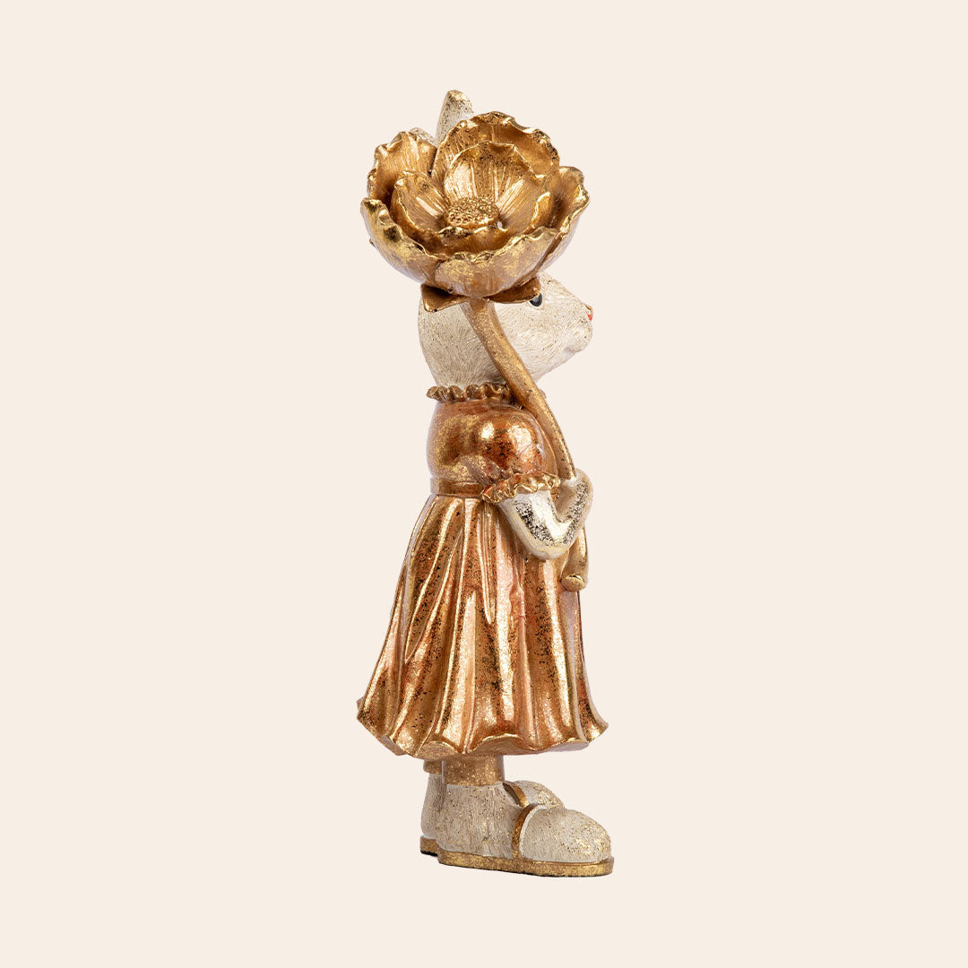 Decorative Polyresin Cheerleader Rabbit Male 5