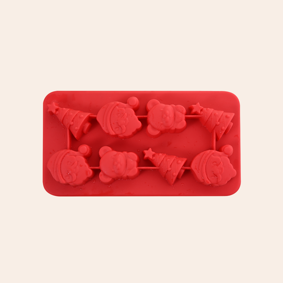 Silicone Ice Tray – Festive Shapes (Set Of 4)