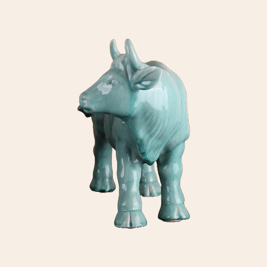 Buy OX Décor Color: Green Crackle (With Horn) 5