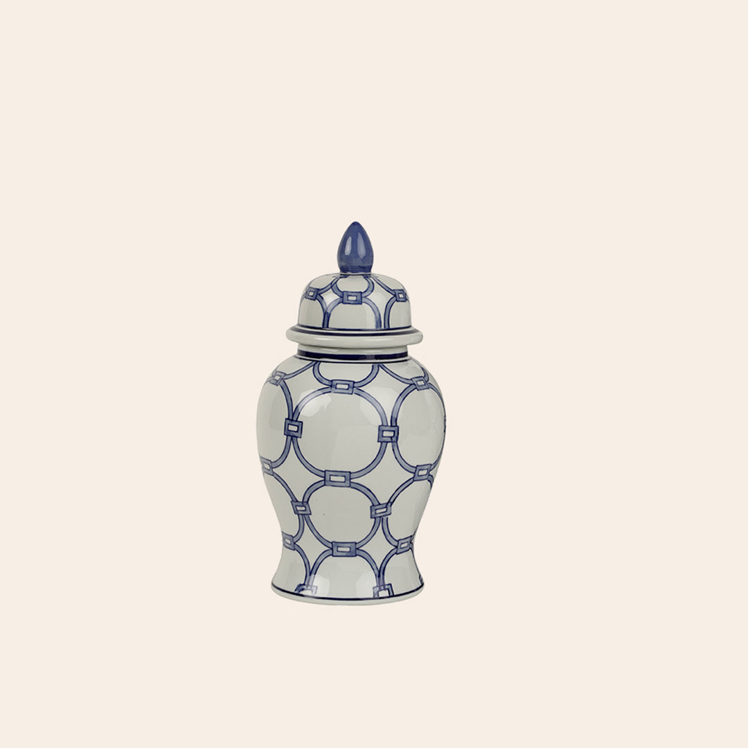 BLUE AND WHITE Ginger Jar