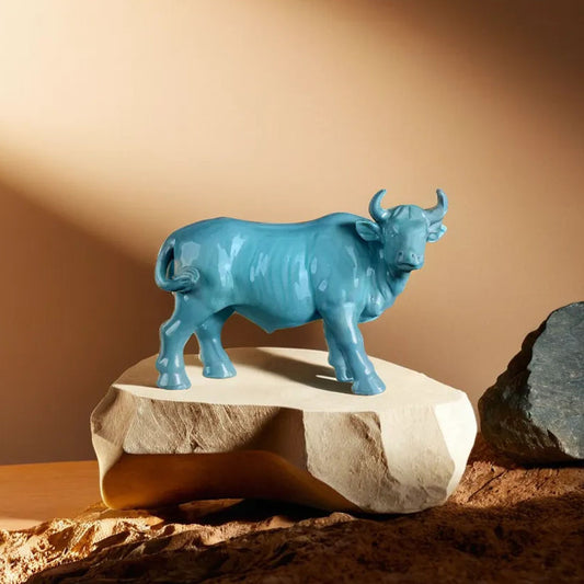 Buy OX Décor Color: Green Crackle (With Horn) 2