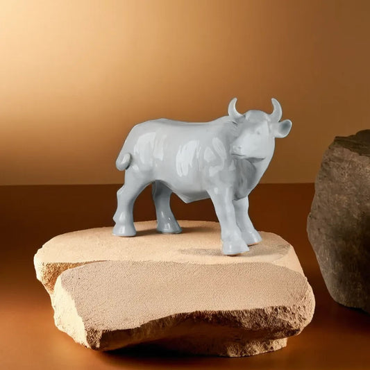 OX Décor Color: Cream Crackle (With Horn) 2