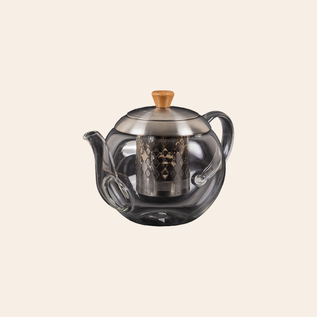 Borosilicate Teapot W/ Strainer 3