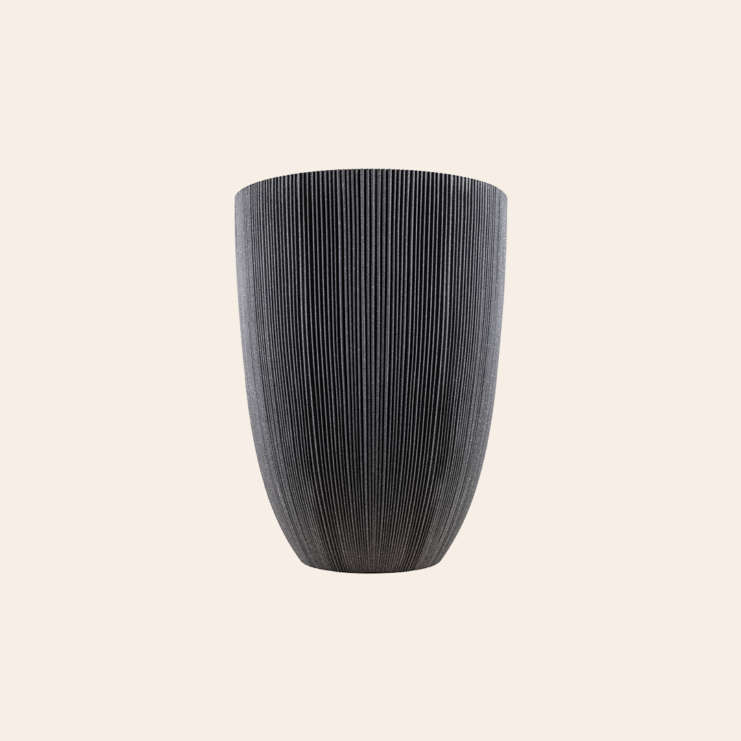 Decorative Resin Planter (Set of 2 pcs) Black