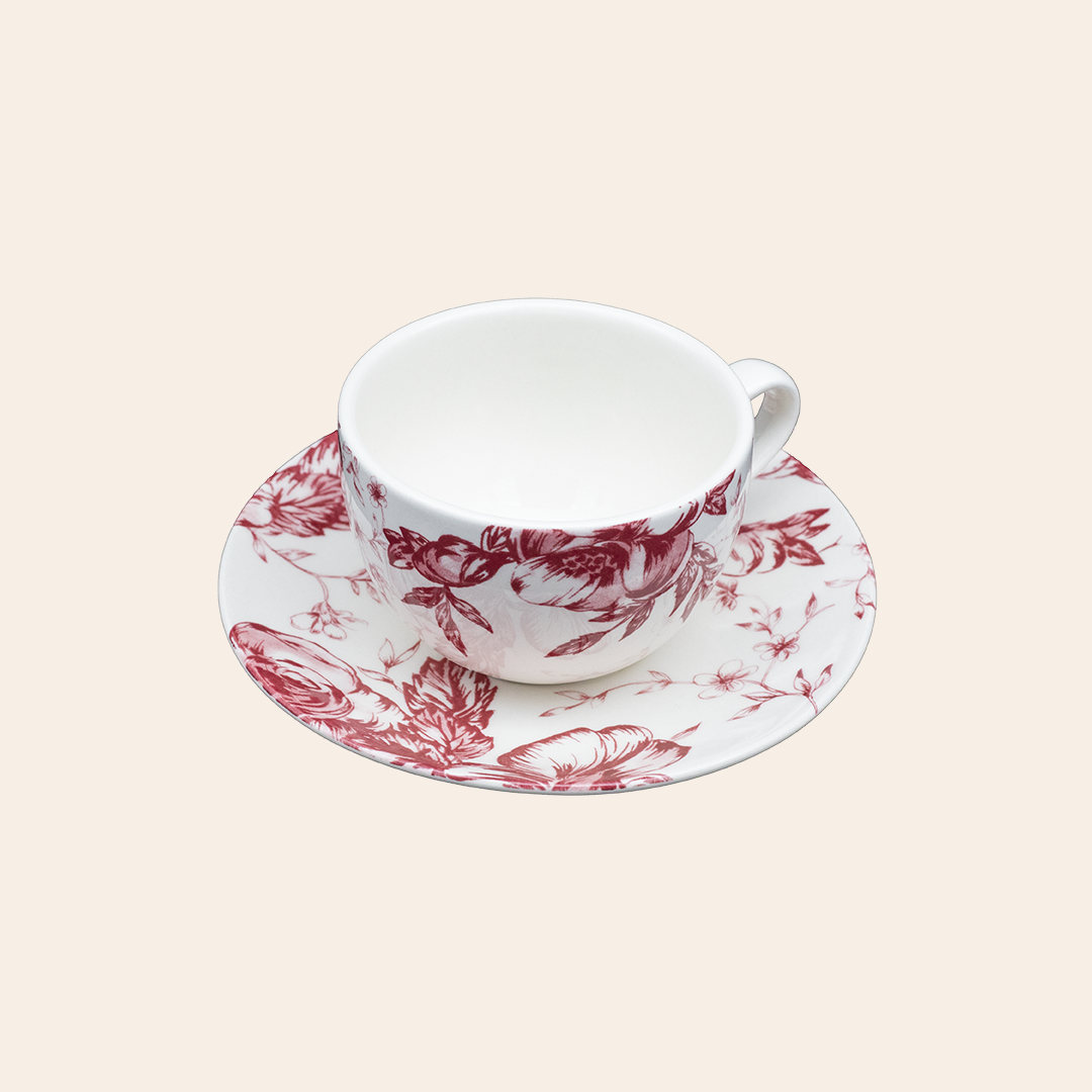 Pink Cup & Saucer