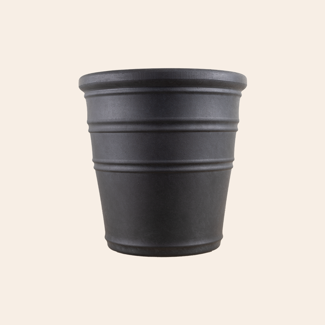 Black Decorative Resin Planter