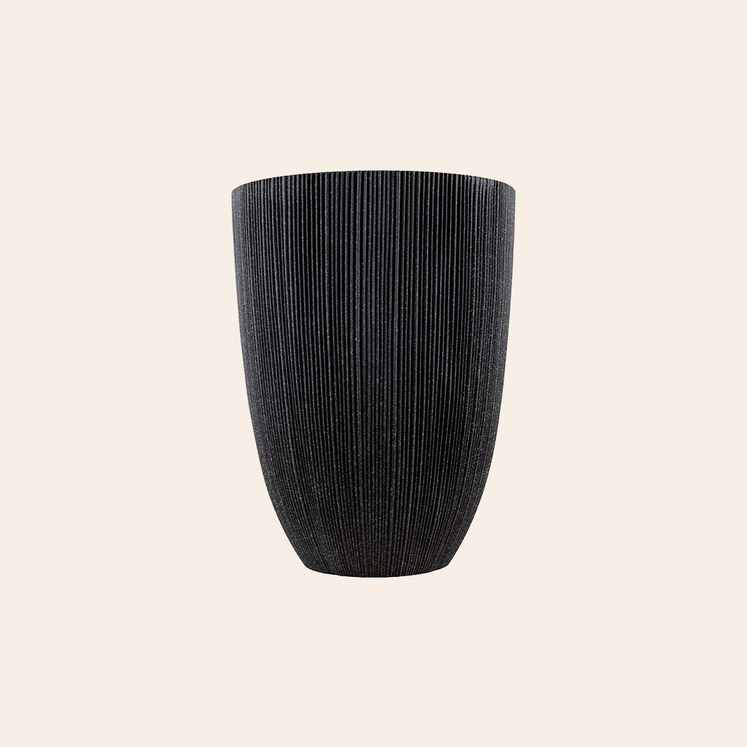 Decorative Resin Planter (Set of 2 pcs) Black 2
