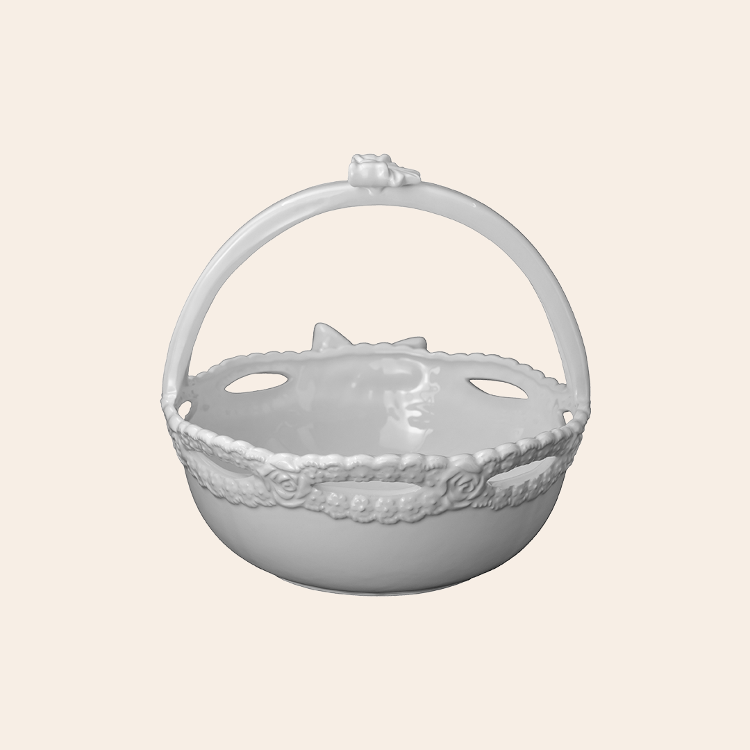Basket Cream Crackle 4