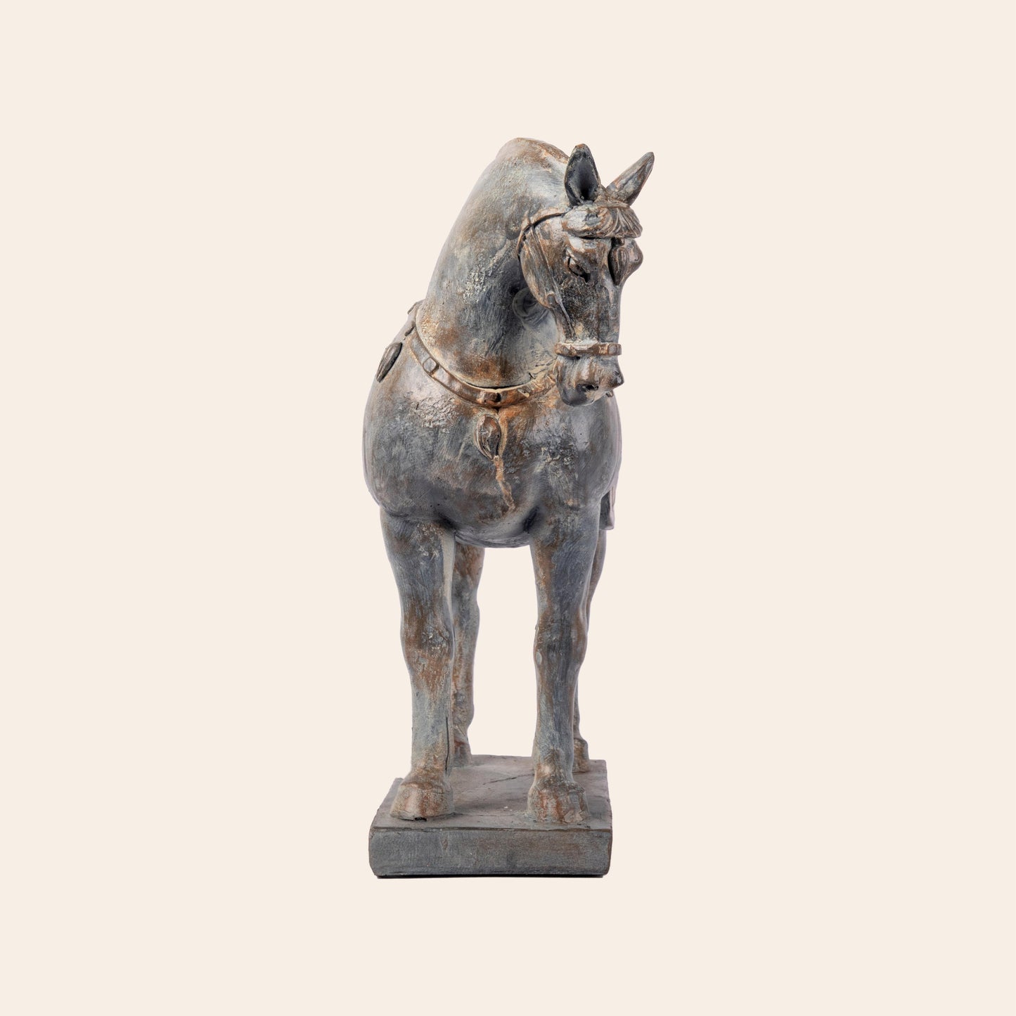 Resin Tang Dynasty War Horse Large 4