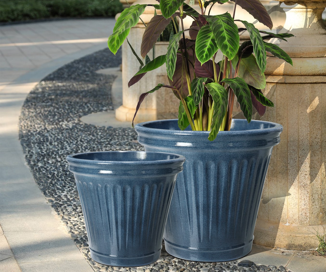 Decorative Resin Planter (Set of 2 pcs)