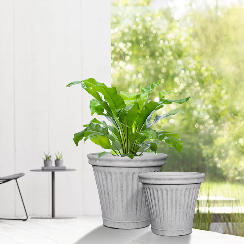 Decorative Resin Planter (Set of 2 pcs)