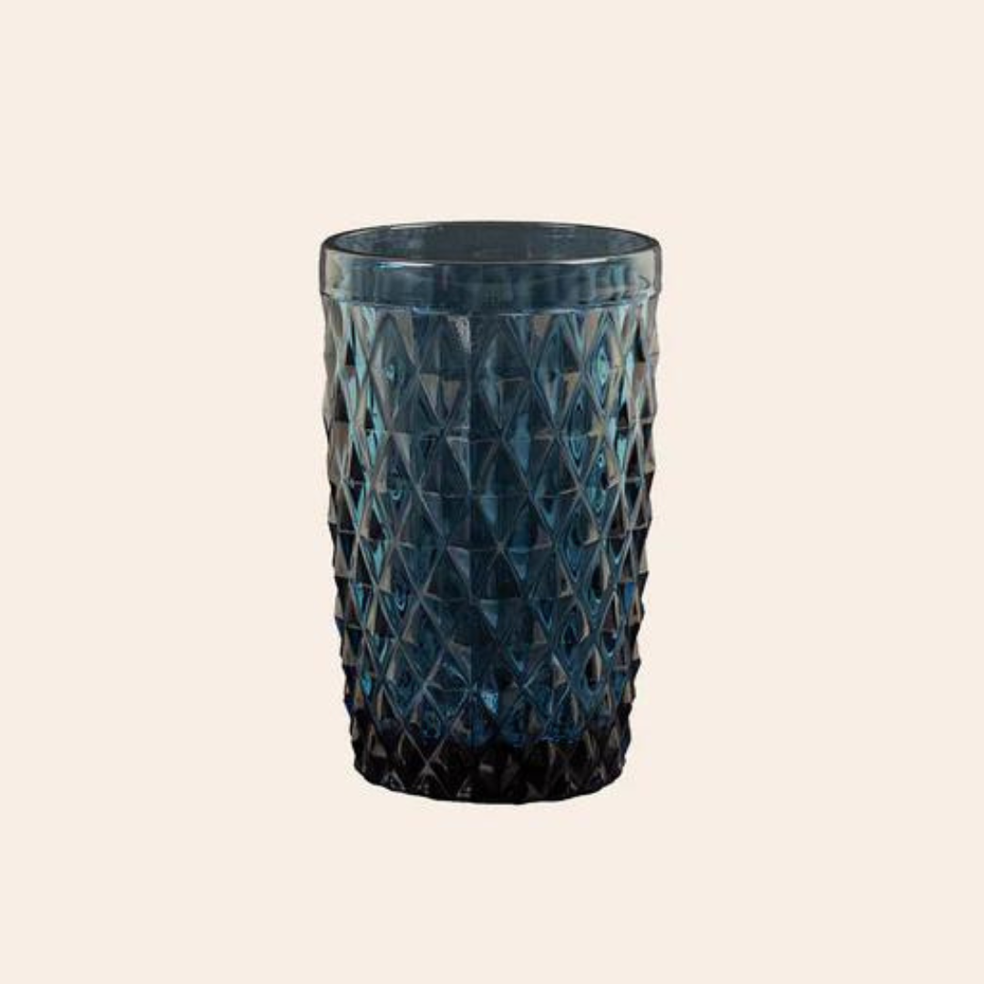 Blue Coloured High - Ball Glass (Set of 6)