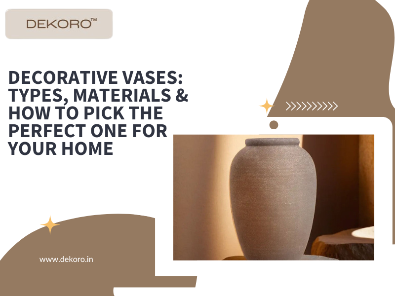 Decorative Vases: Types, Materials & How to Pick the Perfect One for Your Home