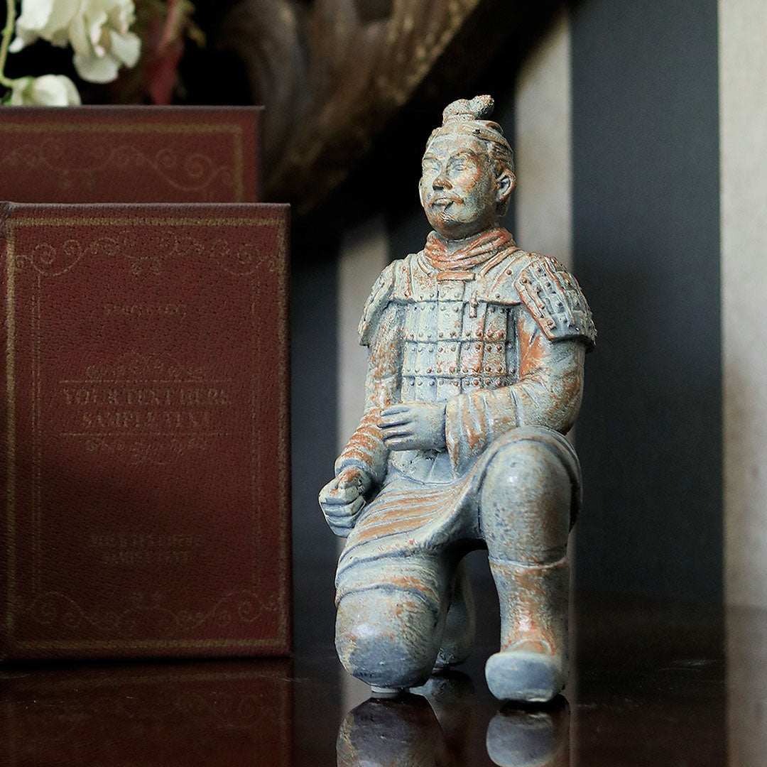 Resin Kneeling Terra-Cotta Warrior