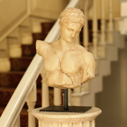 David  Bust On Stand-Resin