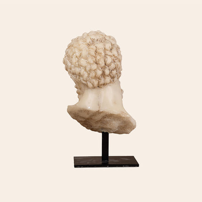 Roman Face On Stand-Resin