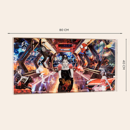 Wall Décor framed Art (Space Symphony) 1