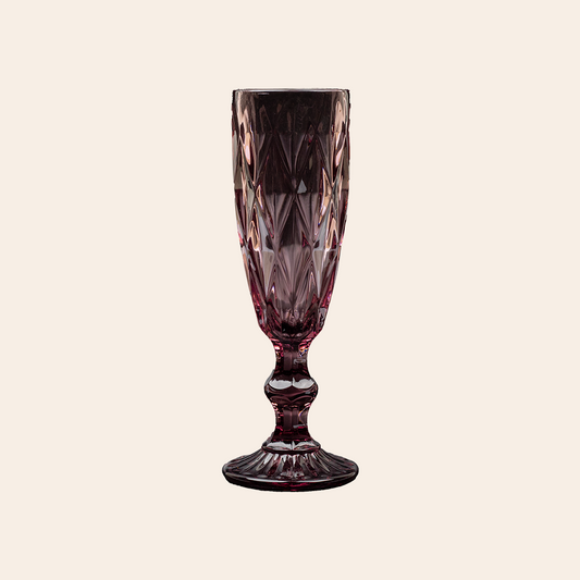 Coloured Champagne Glass (Set of 6)