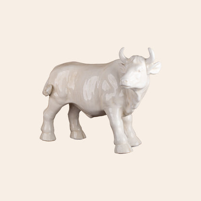 Ceramic Ox Décor