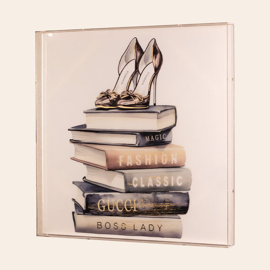 Wall Décor framed Art (Books galore)