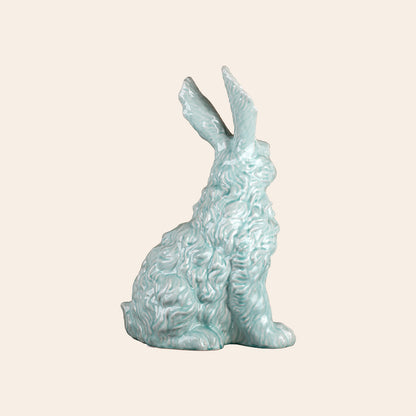 Rabbit Color: Green Crackle (Single Large)