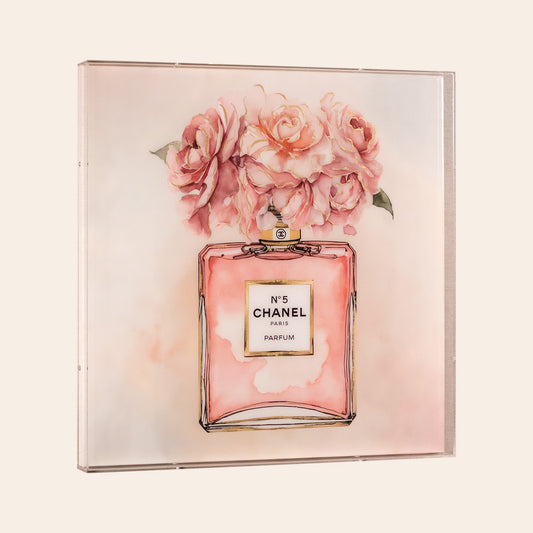 Wall Décor framed Art (Floral Perfume)