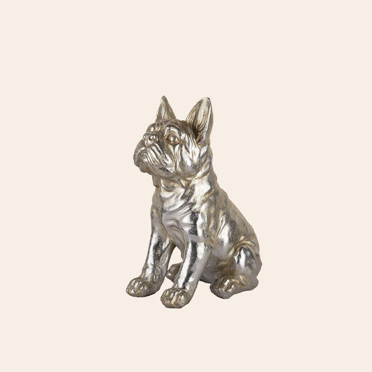 Decorative Polyresin Antique French Bull Dog