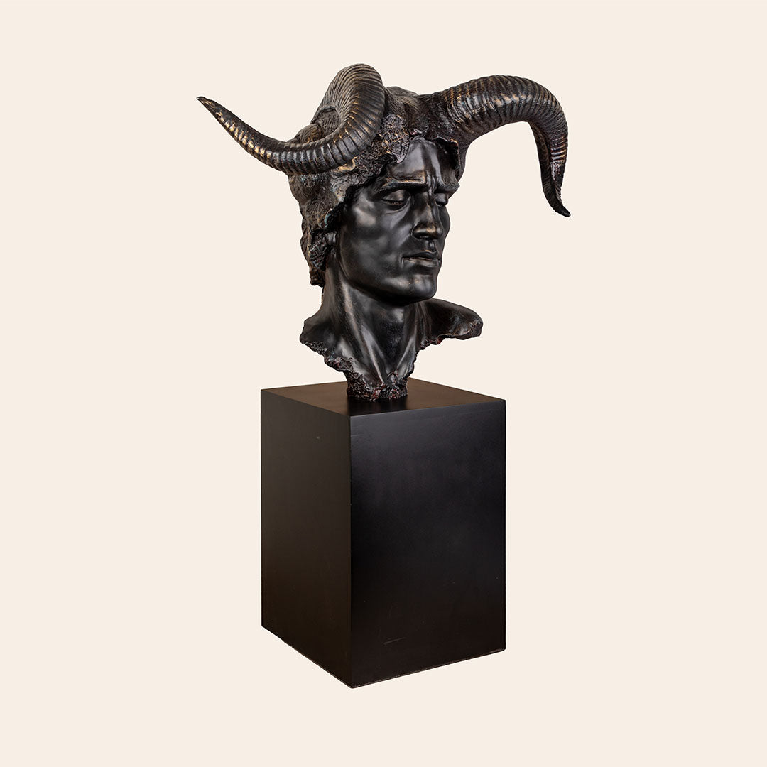 Warrior With Horns-Resin