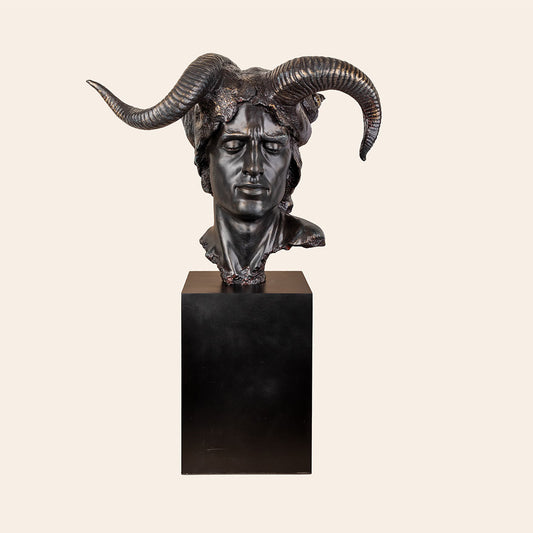 Warrior With Horns-Resin