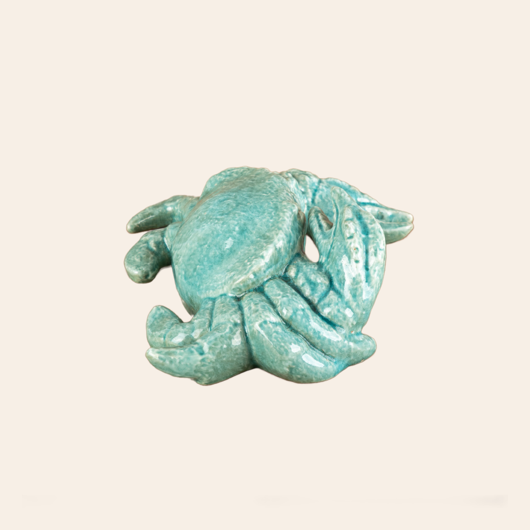 Crab Decor Color Aqua Green