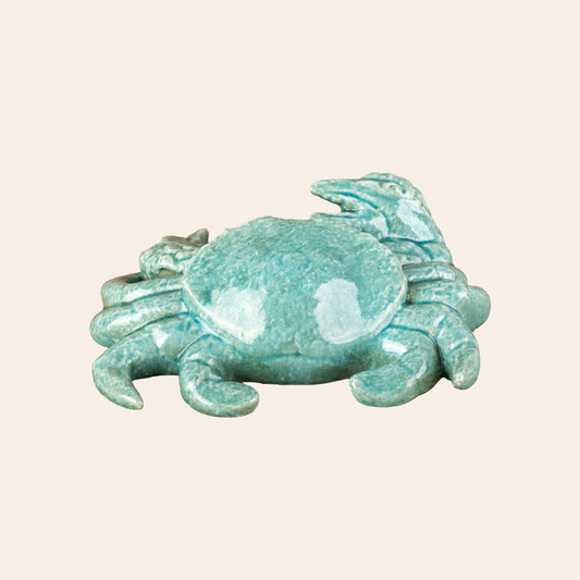 Crab Decor Color Aqua Green