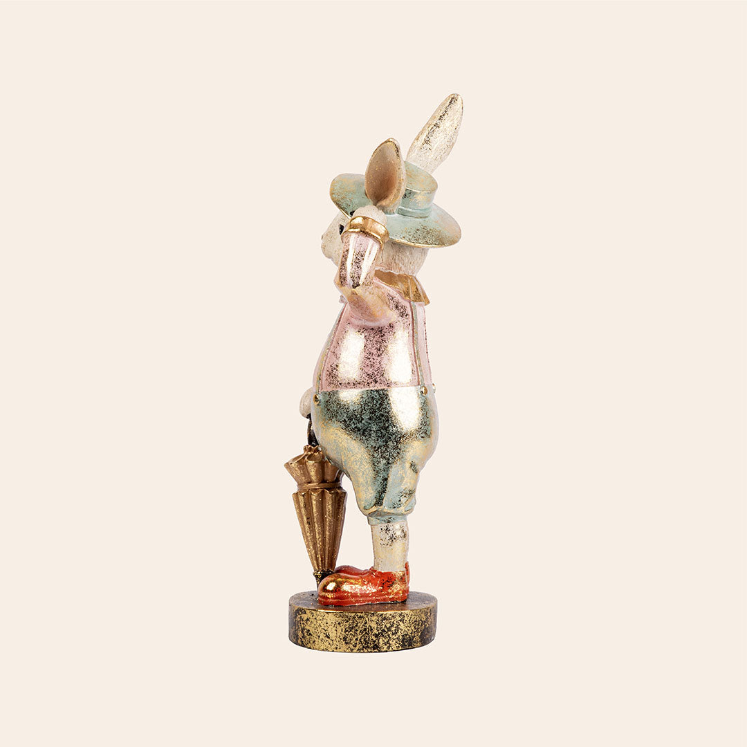 Decorative Polyresin Gentleman Rabbit