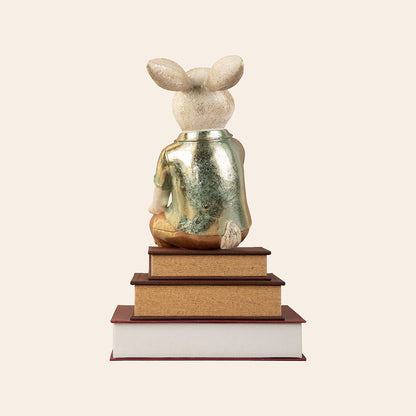 Decorative Polyresin Spectator Rabbit